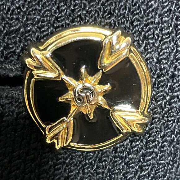 Vtg St. John Collection Santana Knit Black Longline Sweater Jacket Women's Sz 10 - Picture 3 of 10